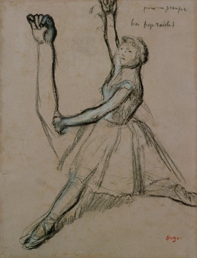 Studio di una ballerina da Edgar Degas